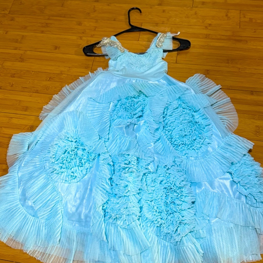 Dollcake Best Wishes my lady frock in blue